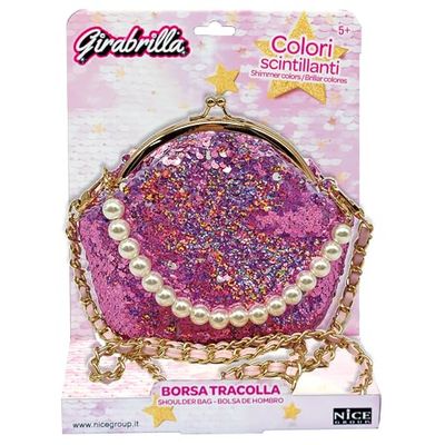 Girabrilla Bag Borsellino, Bolso de Mano, Magenta
