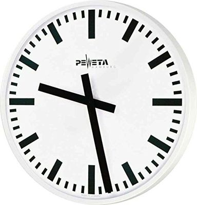 Peweta 52330521 Peweta Horloge murale avec boîtier en métal Diamètre 50 cm 230 V 52.330.521