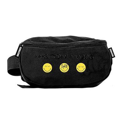 PASO Smiley BeUniq Riñonera, Unisex-Youth, Multicolor, 13 x 24 x 9 cm