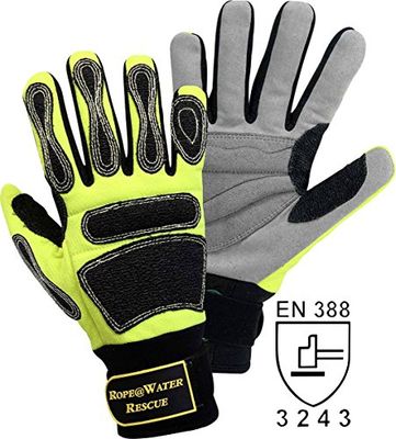 FerdyF. Rope Water Rescue 1978-L Nylon Guanto di montaggio Taglia (guanti): 9, L EN 388 CAT II 1 P