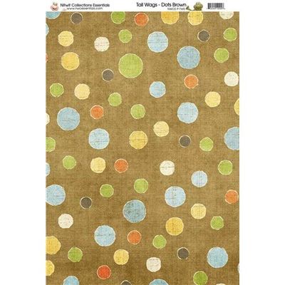 Personal Impressions Xs TW Dots Brown Paper A4, Multicolour