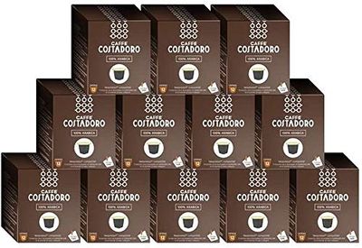 CAFFE' COSTADORO Arabica 100%, Capsule Compatibili Nespresso, Scatola Da 12 Astucci Da 12 Capsule - 10000 ml