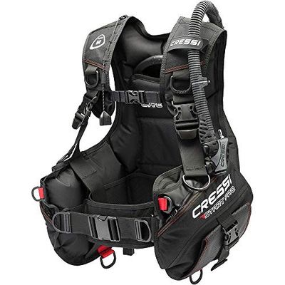 Cressi Start Pro, New B.C.D Unisex Buoyancy Compensator - Cressi Since 1946,Black,XXS