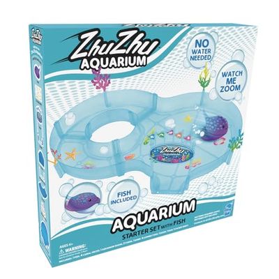 Acquario Starter Set con Pesce Incluso - Compatibile con Tutti i playset Zhuzhu Aquarium