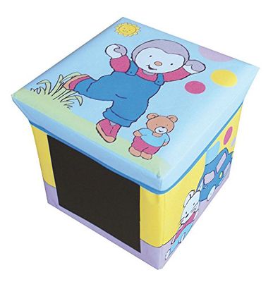 Fun House 712188 Wystrój i dekoracja Tchoupi taboret łupkowy