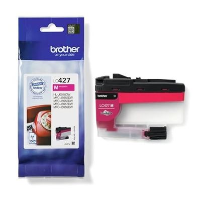 Cartucho de Tinta LC427M Magenta, Alta Capacidad, Compatible, Ideal para Impresiones Vibrantes y Documentos de Calidad.
