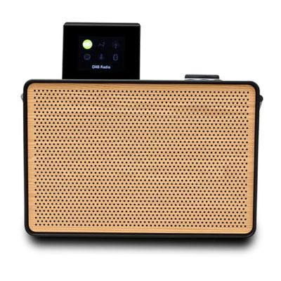 Pure Evoke Play - Sistema de música portátil para Interior y Exterior (Dab+/FM, Radio por Internet, Spotify Connect, Bluetooth), edición Especial, Color Negro y Madera
