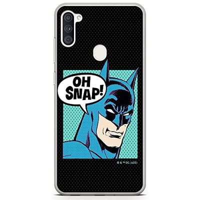 ERT GROUP mobiltelefonfodral för Samsung A11 / M11 originalt och officiellt licensierat DC mönster Batman 038 optimalt anpassad till formen på mobiltelefonen, fodral tillverkad av TPU-plast