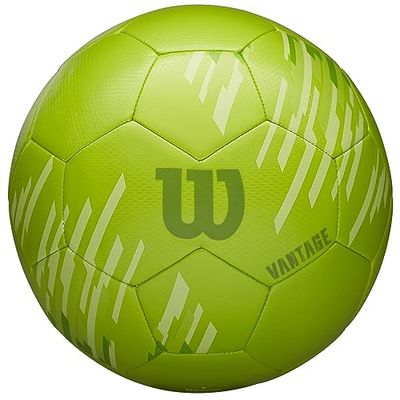 Wilson NCAA Vantage - Pallone da calcio, misura 5, colore: Verde lime