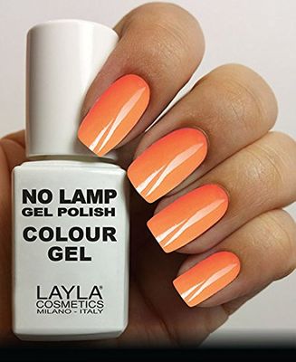 Layla Cosmetics Milano No Lamp Gel Polish Vernis à Ongles Fluo Orange