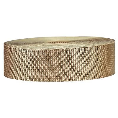 Strapworks Spanband, lichtgewicht, polypropyleen, omsnoeringsband voor outdoor doe-het-zelf-uitrusting, reparatie, halsbanden voor huisdieren, hobby‘s, 3,8 cm bij 22,9 meter, kaki