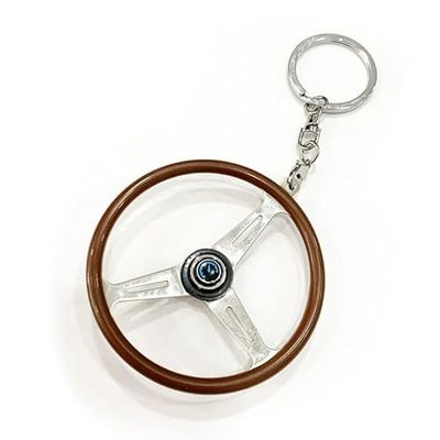OCC MOTOR SPORT Porte-clés Occsport Volant, Argent métallique, Talla única, Moderne