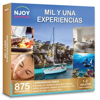 NJOY Experiences - Geschenkdoos, keuze uit duizenden en één ervaring, meer dan 650 ervaringen