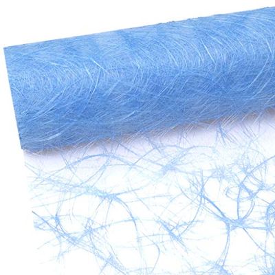 HKT Home Deco Sizoweb Chemin de Table Bleu Clair 60 cm Rouleau 25 m 64 015 de r