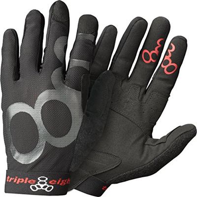 Triple Eight New York Unisex Triple 8 ExoSkin handskar – medium, svart