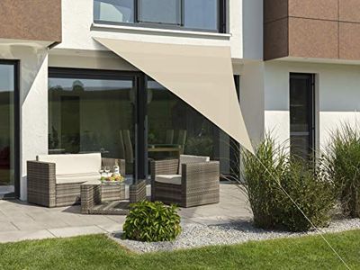 Schneider parasols Lanzarote 241-02, naturel, 400 x 400 x 300 cm, driehoekig
