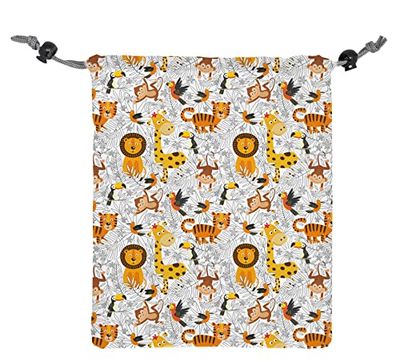 NERTHUS FIH 943 Safari Children's Food Bags, Easy to Clean and Washable