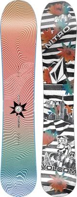 Nitro Snowboards Heren Alternator X Volcom BRD'25, Allmountainboard, Directional, True Camber, All Terrain, Mid-Wide tot Wide, afhankelijk van de lengte, Volcom Graphics