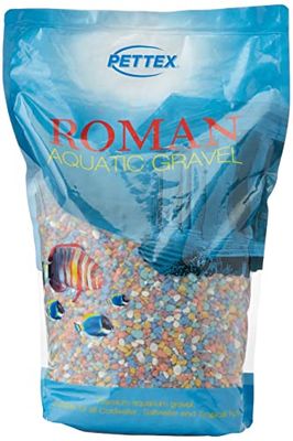 Pettex Aquatic Roman Gravel, 8 kg, Rainbow kiezelstenen