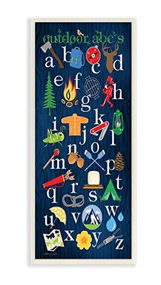 The Stupell Home Decor Collection - Targa da parete in legno, multicolore, 17,78 x 45,16 x 43,18 cm