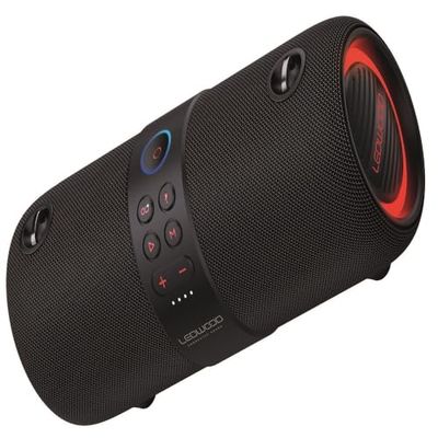 LEDWOOD LW-XT180PRO-BLK Enceinte Bluetooth Portable, IPX6 Étanche, Assistant Vocal, 3000 mAh, Noir