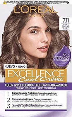 L´Oréal Paris Excellence Cool Creme Tinte Permanente - Tono 7.11 Rubio Ceniza Intenso