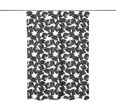 Bonamaison, Rideau de Douche Imprimé Numériquement, Anneaux de Rideau de Douche Inclus, 1 Pièce, 140X200 Cm - Conçu et fabriqué en Turquie