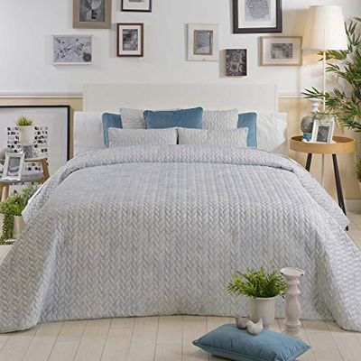 Sancarlos Noain Dekbed, blauw, 250 x 265 cm, voor 150 cm bed