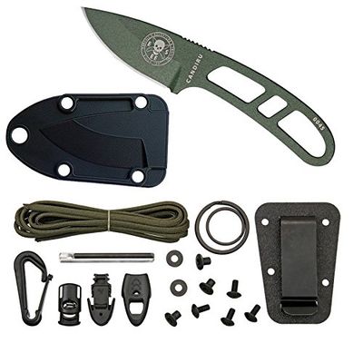 ESEE ESCANODKIT Fixed lemmet, uniseks, volwassenen, groen, eenheidsmaat
