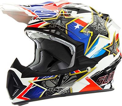 Suomy 002310520, Occhiali Sanremo Unisex, Rosso/Bianco/Blu, Taglia Unica