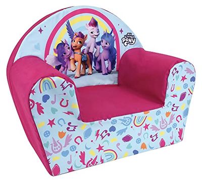 FUN HOUSE My Little Pony Fauteuil Club Zipp Sunny PIPP Izzy pour Enfant Origine France Garantie L.52 x P.33 x H.42 cm