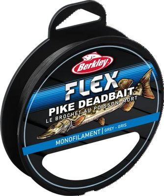 BERKLEY Flex Monofilament Unisexe, Gris, 0.40mm | 25Lb | 11,2Kg | 300m