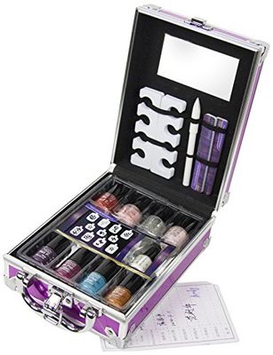 Rocking Nails Nail colori Laboratorio Caso Viola 14 unità