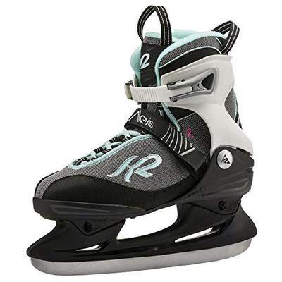 K2 Hockey Chaussures-Complete Alexis Speed Ice 7 Skate Femme, Noir/Blanc/Mint