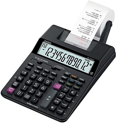 Casio HR-150RCE Printerrekenmachine, 6,5 x 16,5 x 29,5 cm, zwart