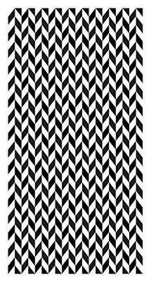 Doge Milano Chemin de cuisine, 100% Made in Italy, Tapis résistant aux taches avec impression numérique, Tapis antidérapant et lavable, Modèle optique - Amina, cm 100x52