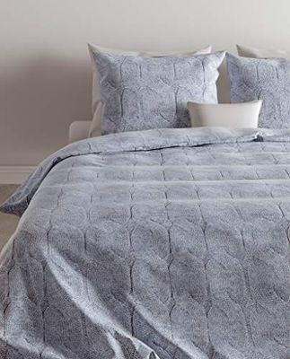 So.Home Rocky Duvet Cover, 100% Cotton, Blue, 200 x 220 Cm, 1.0 Pieces