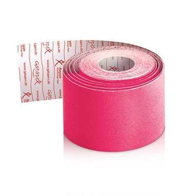 Gatapex Rayon - Cinta kinesiológica (seda sintética, 5 cm x 4 m), color rosa