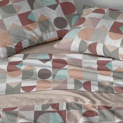 Burrito White | Arkusz Coraline | Łóżko 105 cm. (+Dostępne pomiary) | Pościel zimowa | Design 769 | Beżowy (105x190/200cm.)