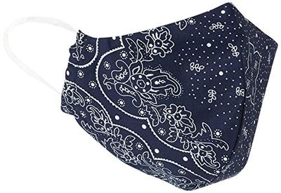 Levi's Unisex 1 stuk herbruikbare gezichtsbedekking bandana, marineblauw, L