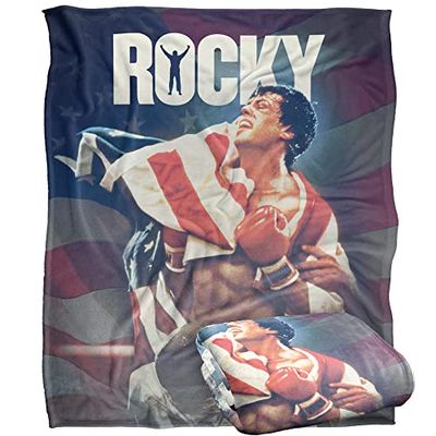 Rocky Raise Up Officially Licensed Silky Touch Super Soft Throw Blanket 152 x 127 cm