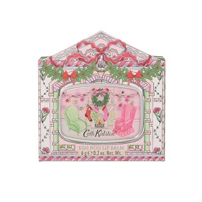 Cath Kidston Lip Balm 6 g Mirror Compact, Display Tray, Eggnog Flavour, Travel Size and Vegan Friendly, Beauty Gift For Her, Christmas Décor and Stocking Filler, A Doll’s House Collection