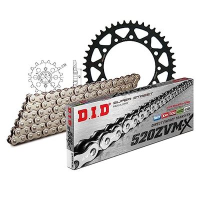 Kettingset DID staal 520ZVM-X / 108 eindeloos voor Honda NX Dominator 650 cc Bj. 1988