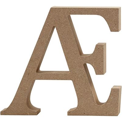 Letter, H: 8 cm, MDF, Æ, 1pc