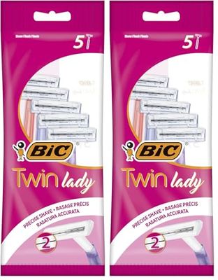 BIC Twin Lady Sensitive Razor - Pack of 10