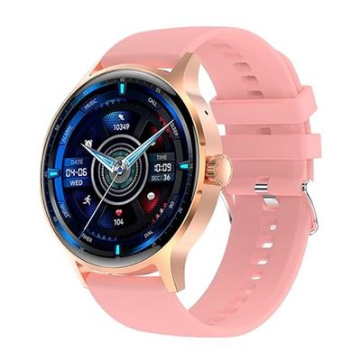 Cool Smartwatch Iris Silicone Rosa (Amoled, Chiamate, Salute, Sport), Rosa, Grande