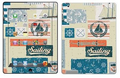 Royal väggtatuering RS. 71720 självhäftande för iPad 4, Design Nautical