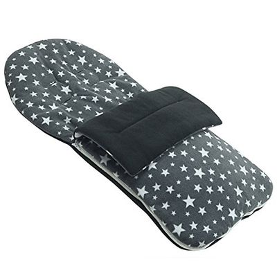 Fleece voetenzak compatibel met Cosatto Duo Traveller - Grey Star