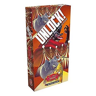 Asmodee, Unlock! - Lo spettacolo Noside, gioco di famiglia, gioco di puzzle, 1-6 giocatori, dai 10+ anni, 60+ minuti, tedesco