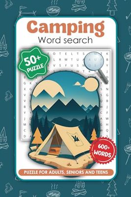 Camping Word Search Puzzle Book: Word Searches with Easy to Read Print about Camping, Bivouac, Outdoor and More | 6x9 inches, 110 pages | 50+ Puzzles | Gift for Vacations, Holidays and Free Time